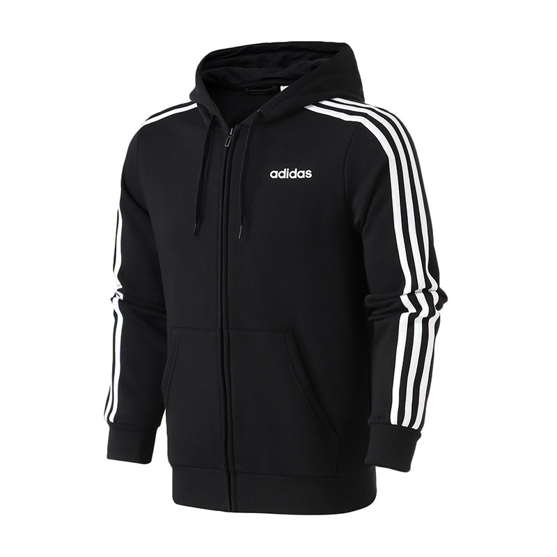 【自营】adidas男服夹克外套连帽开衫休闲运动服DQ3102 L DQ3102黑色