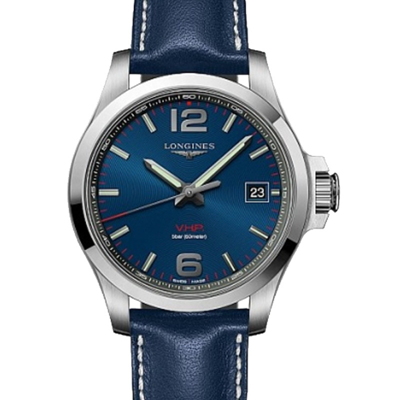 【预售款】浪琴(Longines)康卡斯系列石英男士手表L3.716.4.96.0