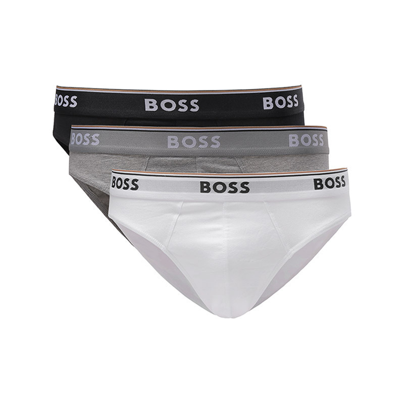 雨果博斯 HUGO BOSS 男士棉质三角内裤三件套装50475273