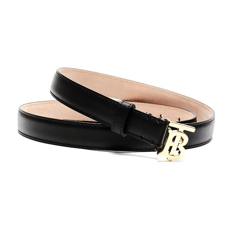 BURBERRY 博柏利 女款 皮质板扣式皮带腰带 80234391