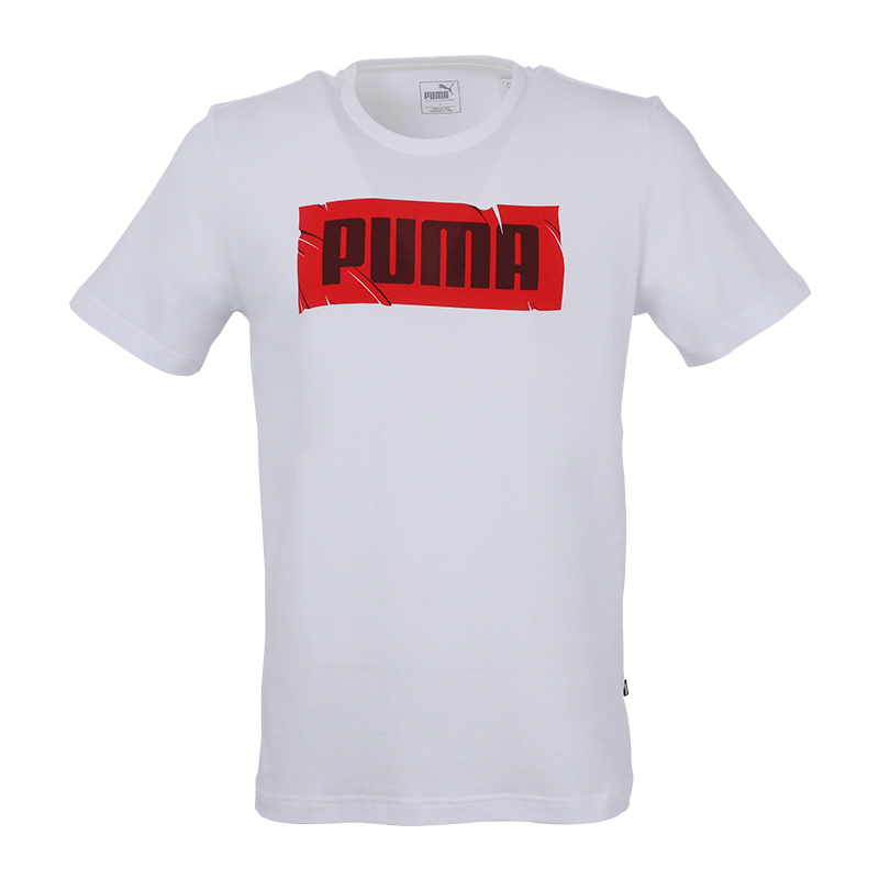 PUMA(彪马)2019PUMA Wording Tee夏季男子短袖T恤844619-02