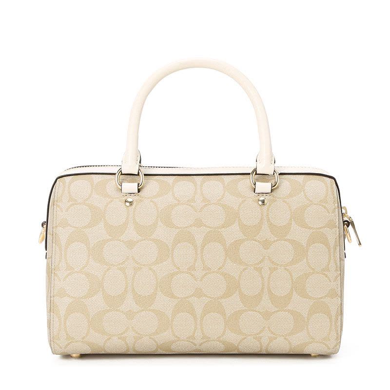 COACH 蔻驰 Rowan 女士单肩包 波士顿包 字母马车标织物F83607图片