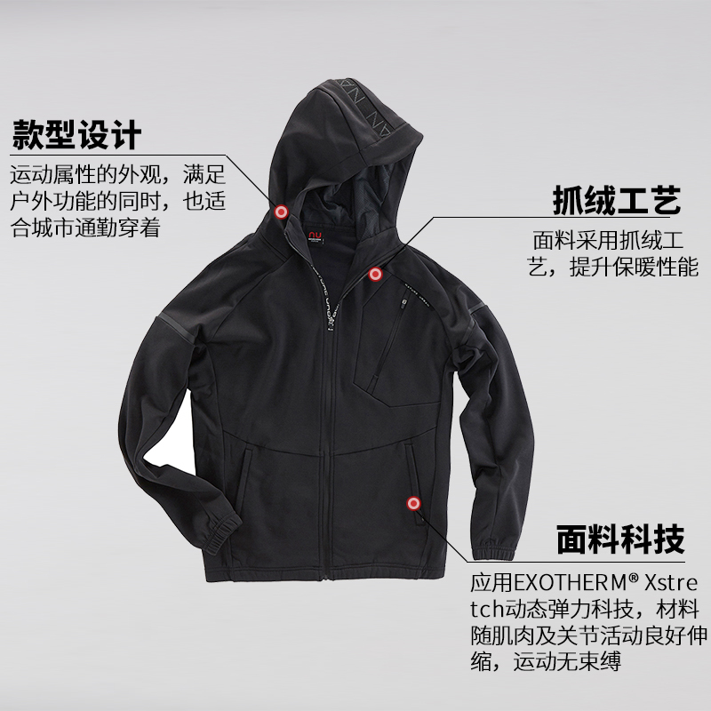 诺诗兰(NORTHLAND)【NU】系列运动户外男士休闲外套KL065605