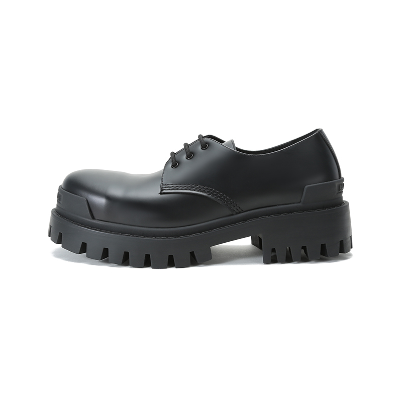 balenciaga巴黎世家男士牛皮革系带厚底鞋休闲皮鞋600600wa960