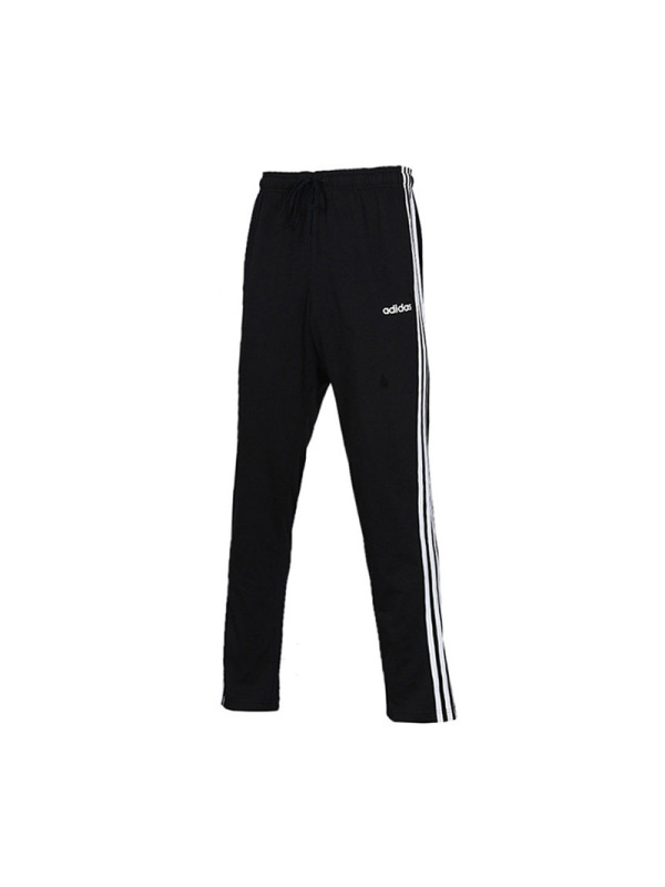 阿迪达斯男子针织长裤 新款三条纹宽松透气舒适跑步运动裤DU0456