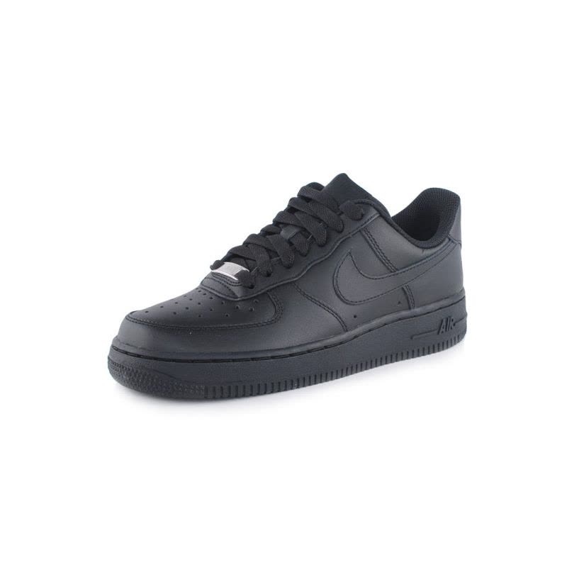 NIKE耐克女鞋airforce空军一号AF1纯黑小黑鞋休闲板鞋315115-038图片