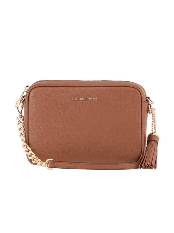 MICHAEL KORS GINNY 相机包 字母金属标 光面皮 32F7GGNM8L
