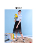a02新款2020时尚卡通印花甜美木耳边圆领短袖T恤女DTV2D0071KT