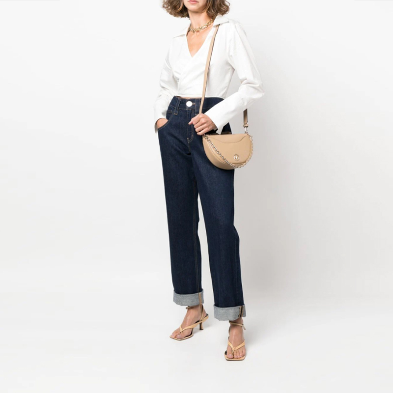 MICHAEL KORS 迈克·科尔斯 皮革手提单肩斜挎包半月包 32T2L4DU0L