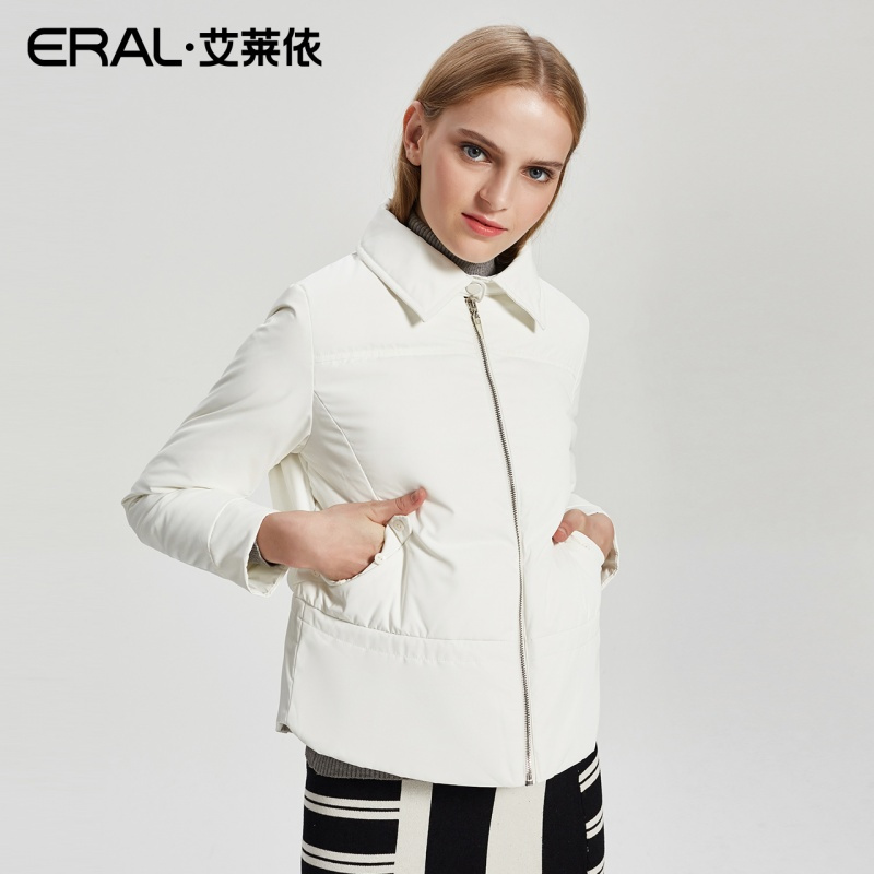 ERAL/艾莱依2017秋冬新款韩版羽绒服女短轻薄羽绒上衣12109/FDAA