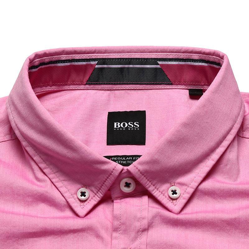 HUGO BOSS 雨果博斯 男士 棉质长袖衬衫 50431538