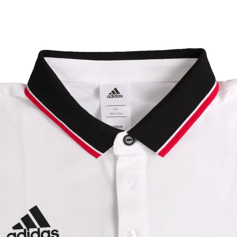 ADIDAS阿迪达斯夏季男子立领休闲短袖POLO衫BS3806图片