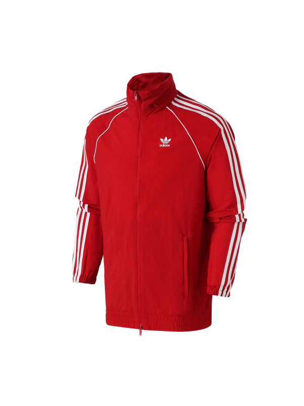 Adidas阿迪达斯三叶草男装连帽运动休闲外套DV1587