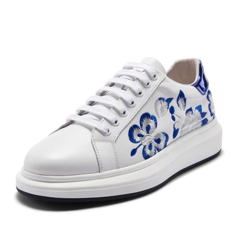 维界男鞋韩版新款时尚休闲鞋潮流运动个性厚底板鞋男嘻哈港风潮鞋图片