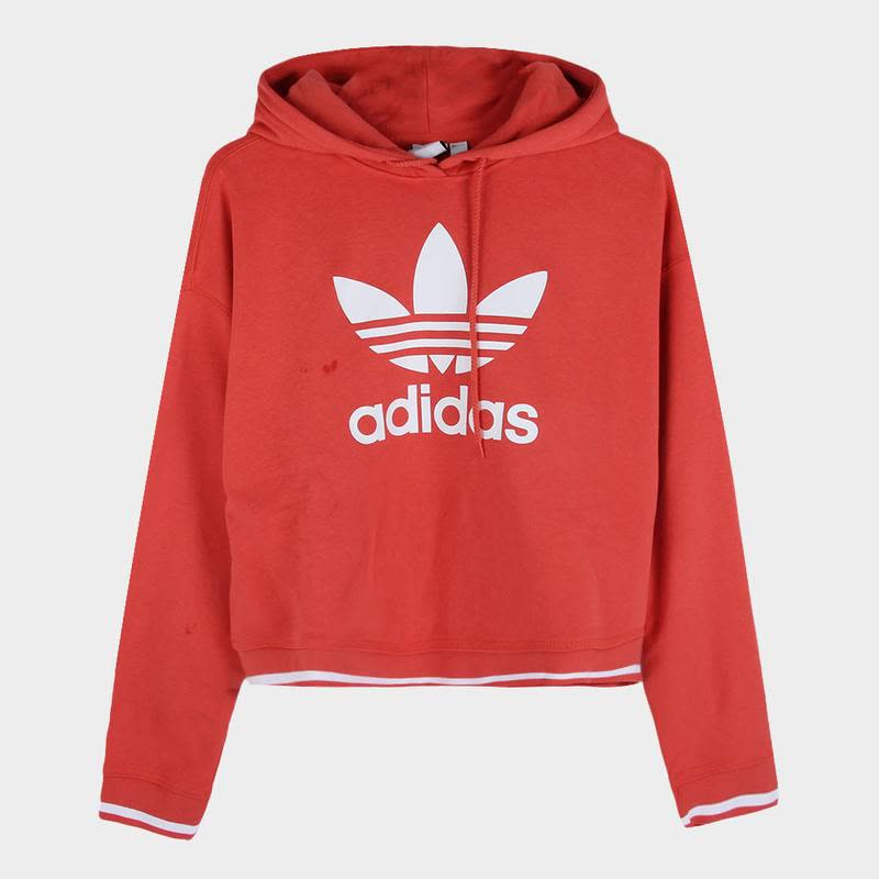 adidas阿迪达斯三叶秋季女子保暖舒适时尚套头衫卫衣DH2944图片