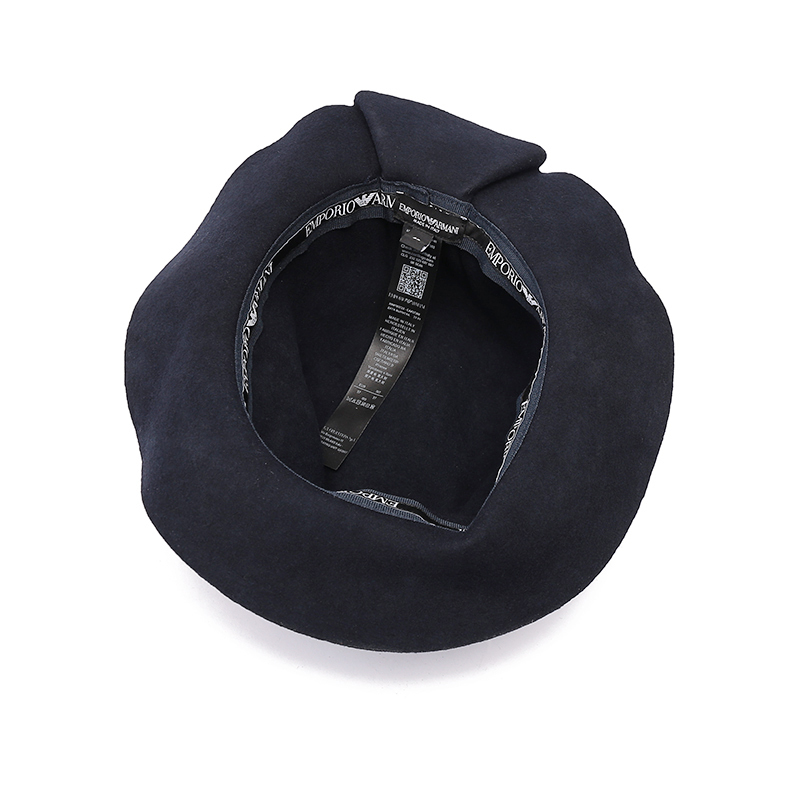 阿玛尼emporioarmani女士羊毛帽子渔夫帽6370962f502