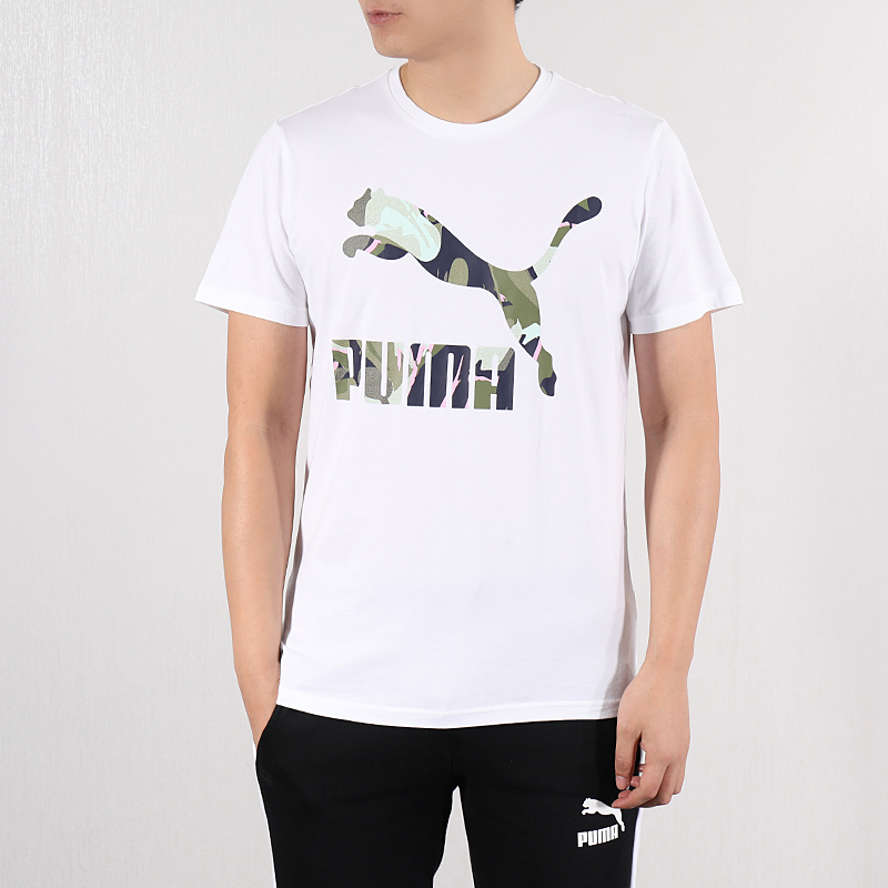 PUMA彪马 男子圆领短袖T恤 Classics Logo 579405