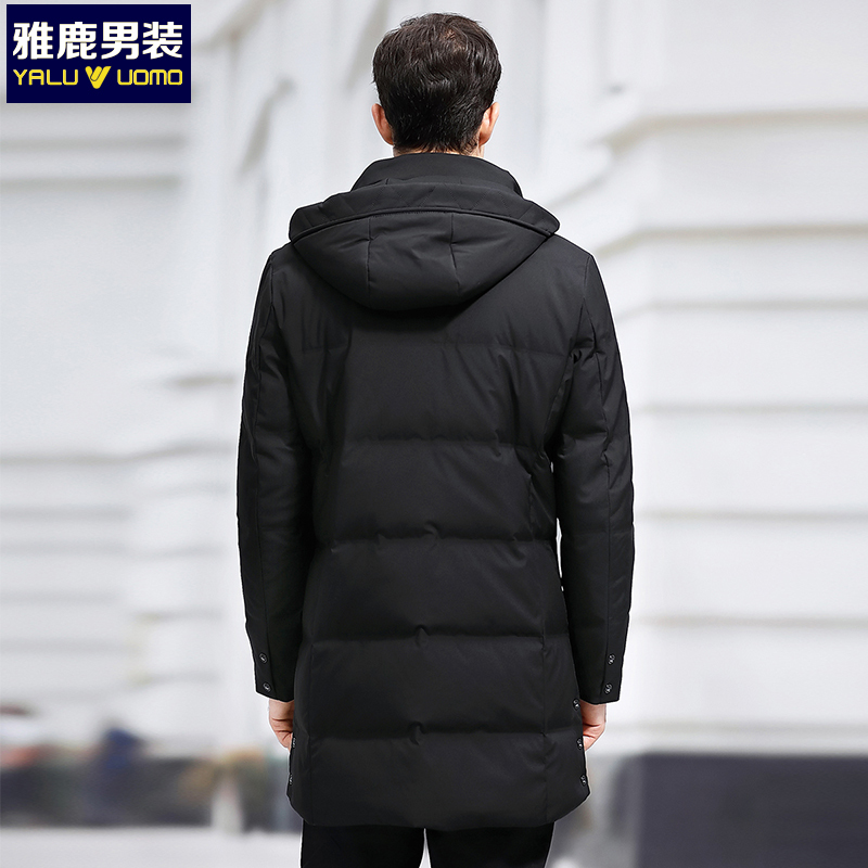 雅鹿男装yaluuomo男士羽绒服