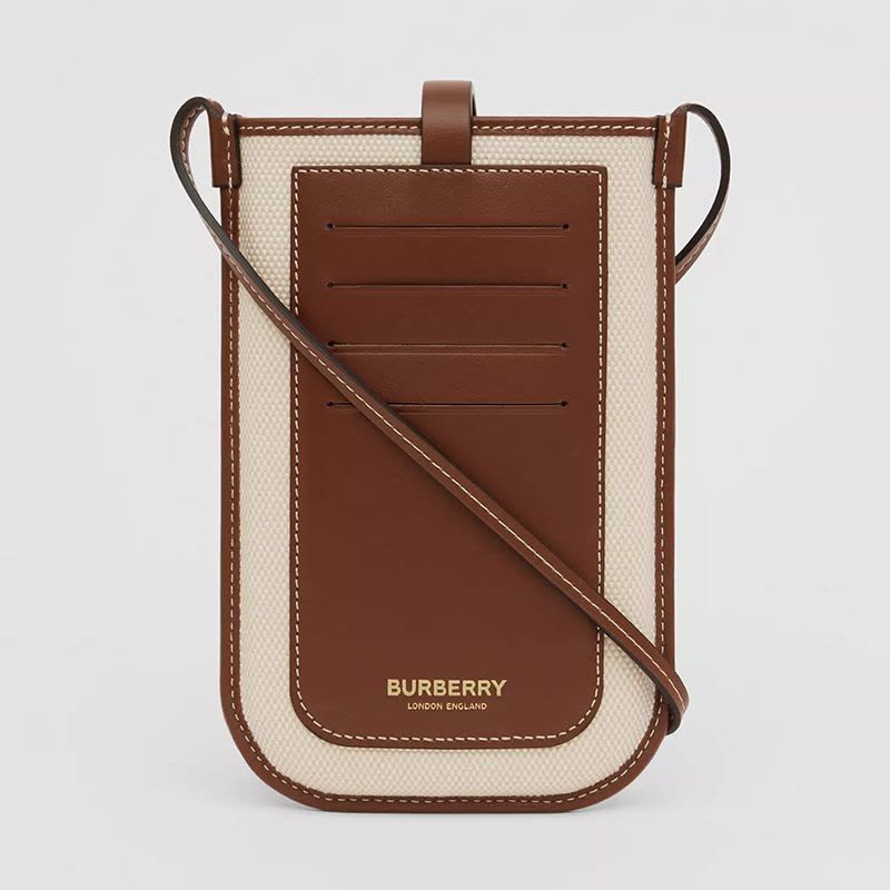 BURBERRY 博柏利 手机包 帆布 斜挎包8026609 预售图片