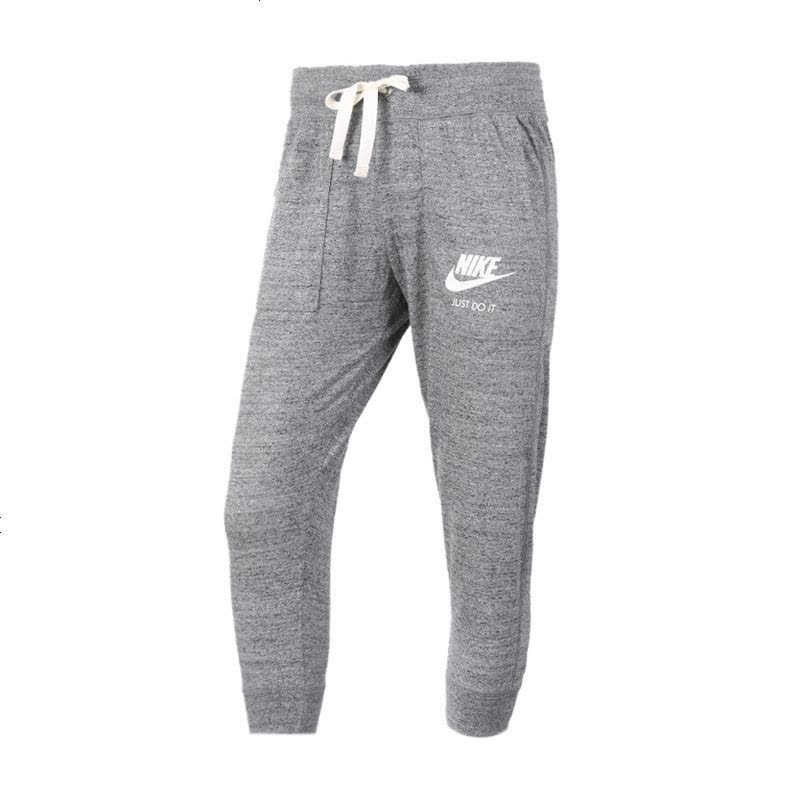 NIKE耐克夏新款男针织系带透气收腿运动休闲中裤883724-010图片
