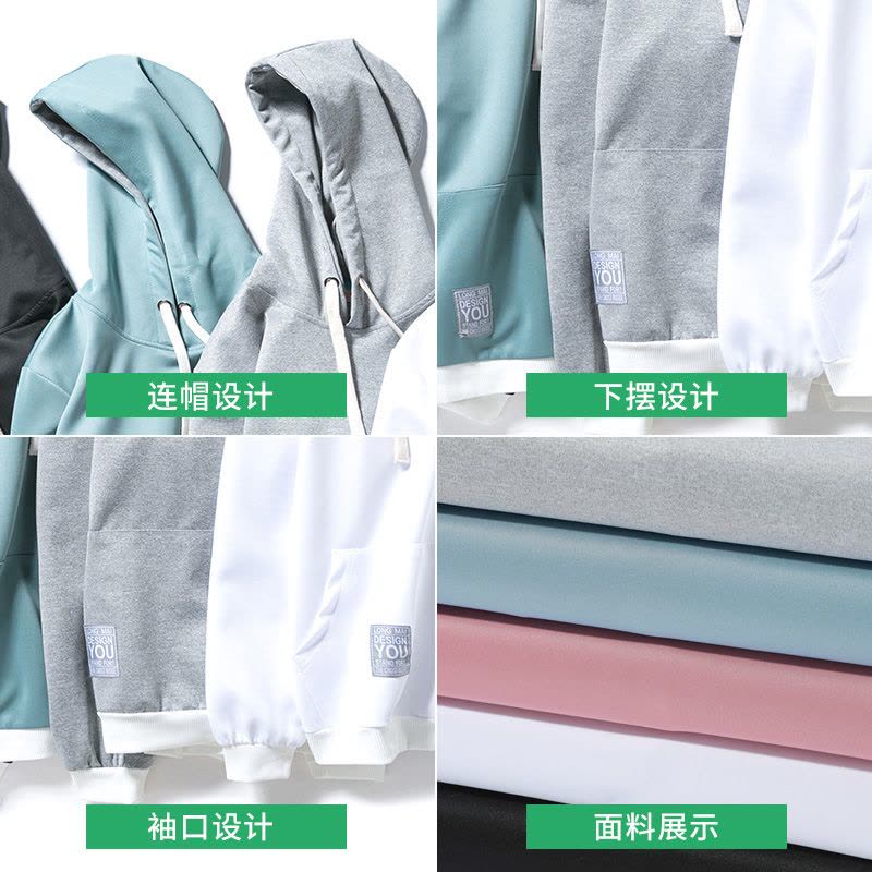 CARTELO 秋季新款休闲印花卫衣潮流个性百搭男士连帽外套图片