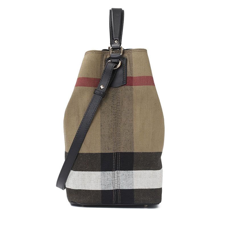 BURBERRY 经典格纹 斜挎包水桶包图片