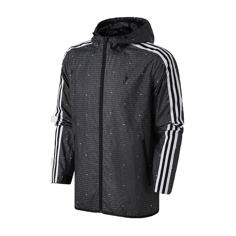 【自营】adidas男服外套夹克连帽休闲运动服DW4616