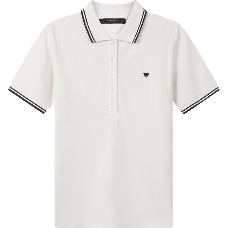 麦丝玛拉 Max Mara Weekend 女士棉质短袖POLO衫 59510327 MANCO