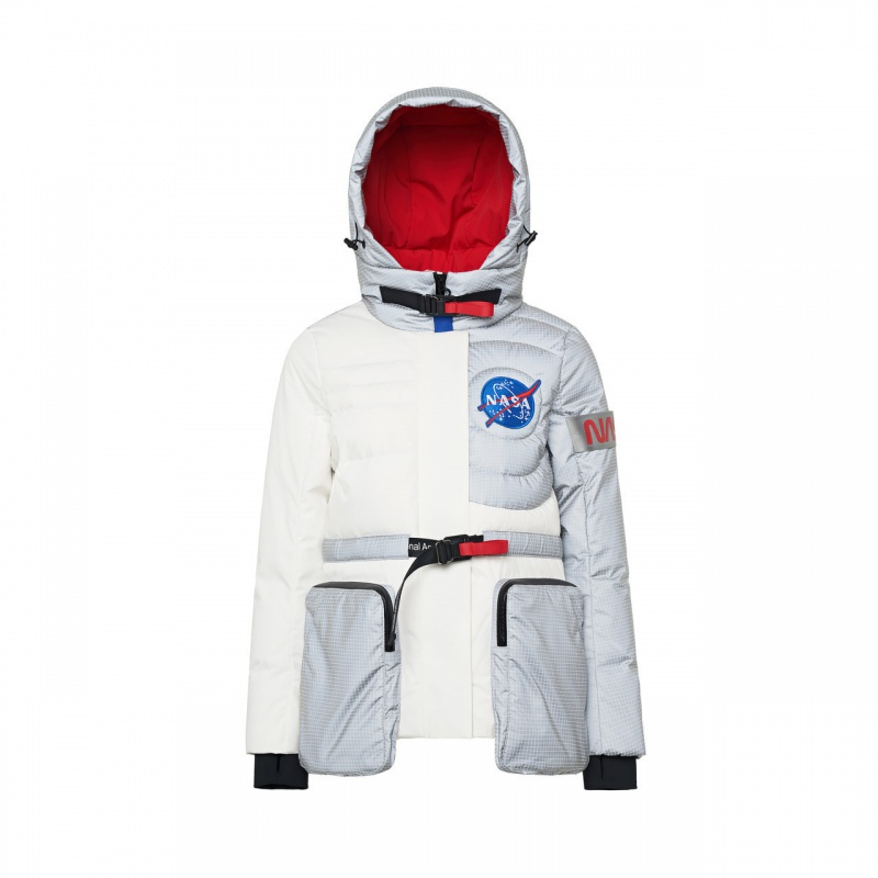 波司登outlets新款女nasa联名款鹅绒连帽短款羽绒服b90142956