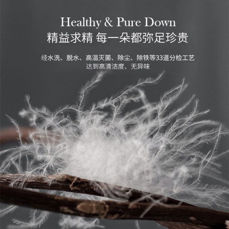 A类白鹅绒枕芯五星酒店可调节TPE软管枕头护颈椎不塌陷羽绒枕图片