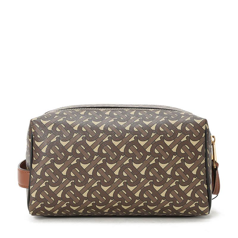 20新款 BURBERRY 男女同款专属标识印花环保帆布旅行收纳袋手拿包 8022973图片