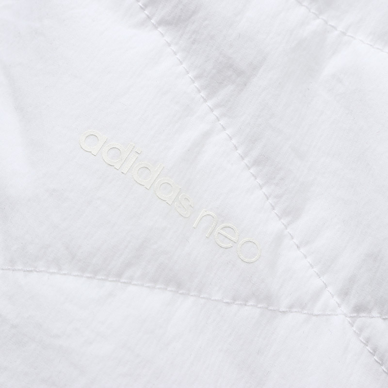 【自营】adidas阿迪达斯NEO女装运动休闲棉服DM4438 L DM4438白色