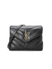 预售 YSL/圣罗兰 LOU LOU 单肩包 超小号 467072 酒红色