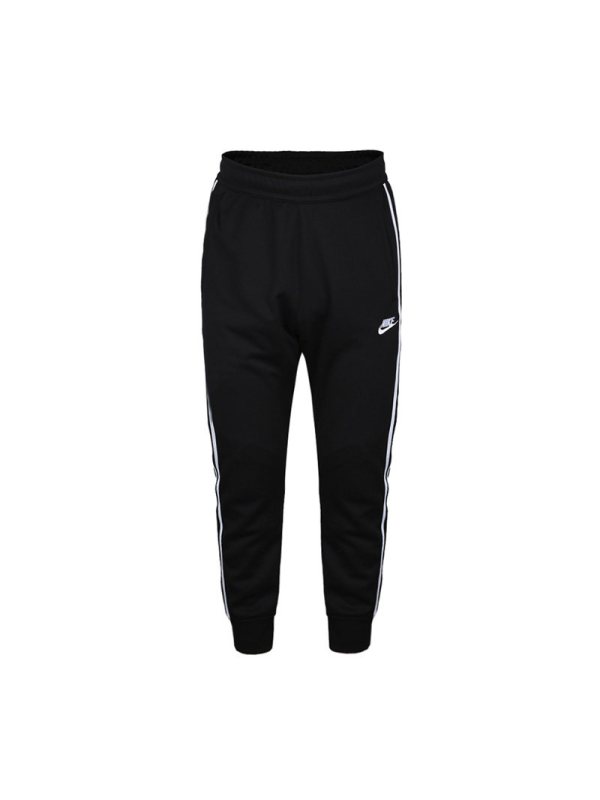 耐克Nike2019男子针织长裤休闲收腿小脚条纹运动长裤AR2256-010