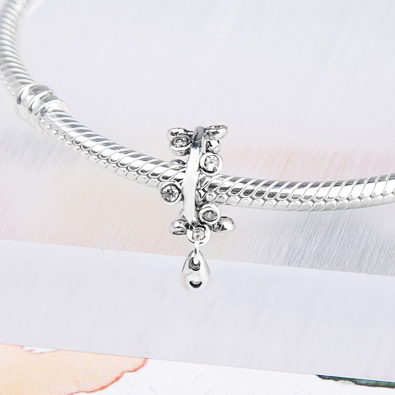PANDORA潘多拉 吊灯水滴 925银小串饰-797106CZ