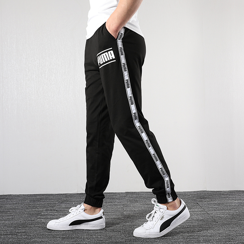 puma彪马男裤2019夏季串标潮流薄款小脚裤子运动休闲裤长裤579532