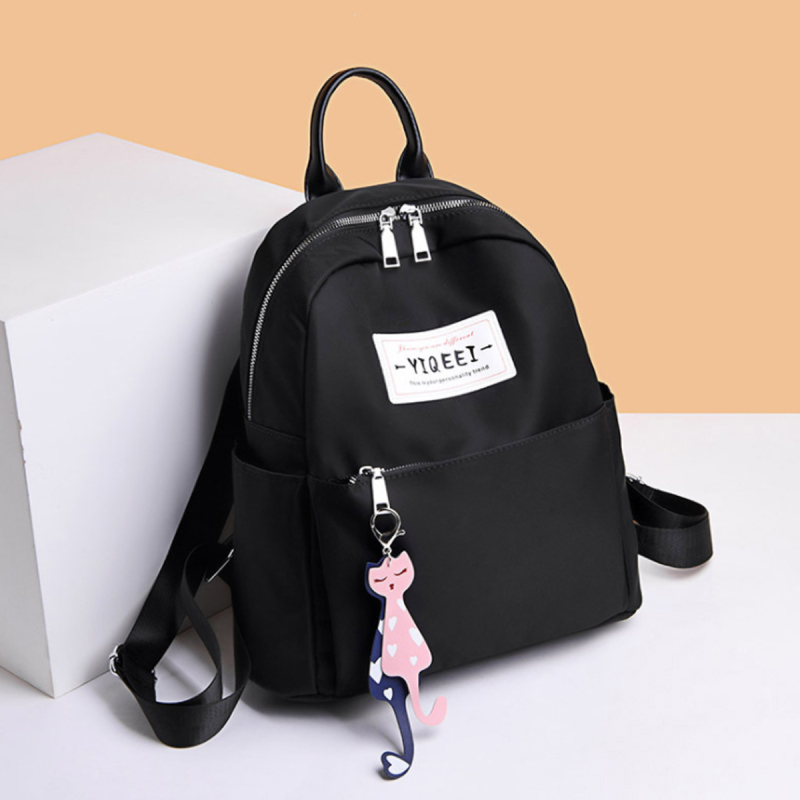 古思奇gsq新款时尚书包女防盗超火女士小背包双肩包女视频