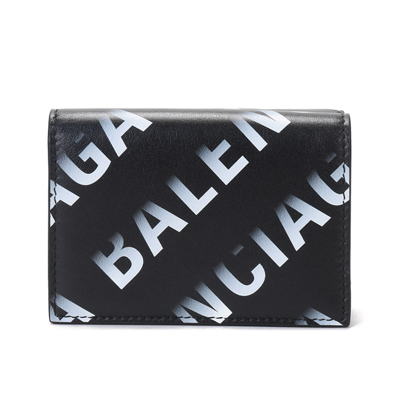 巴黎世家 BALENCIAGA 男士皮革Cash钱包钱夹迷你款594312 1WV03