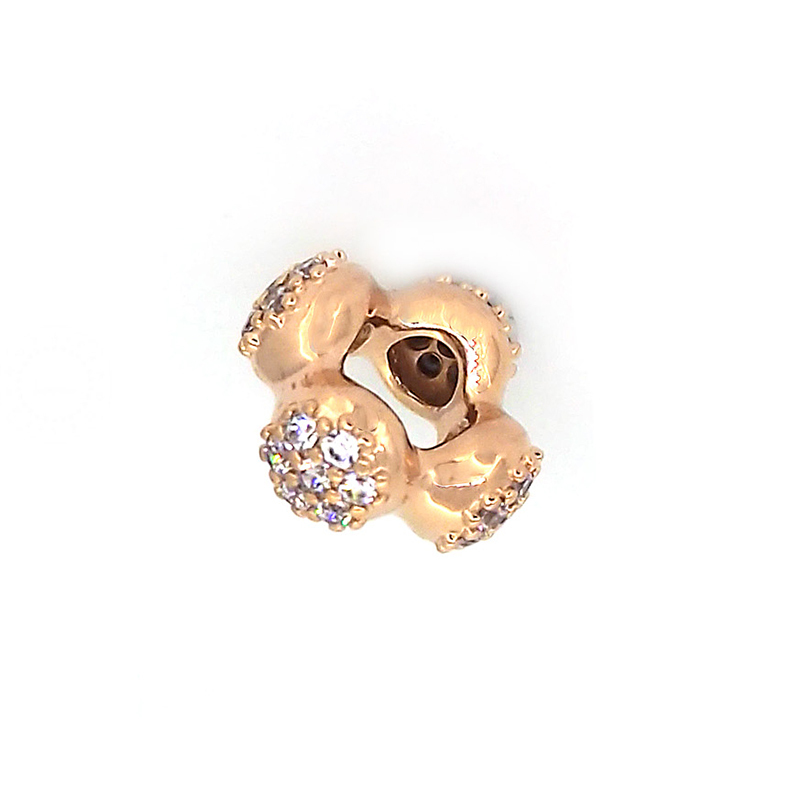 PANDORA潘多拉 玫瑰金色爱的豆荚小串饰 787292CZ