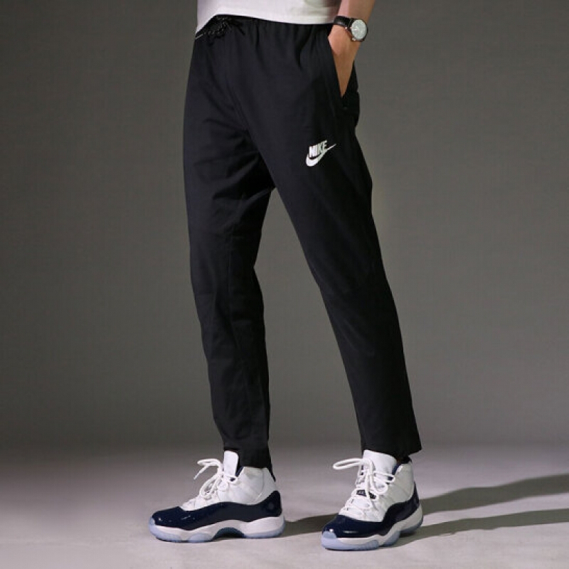 耐克nike男裤运动裤休闲梭织健身训练薄款跑步中长裤861761
