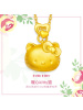 周大福珠宝Hello Kitty凯蒂猫足金黄金吊坠R13599