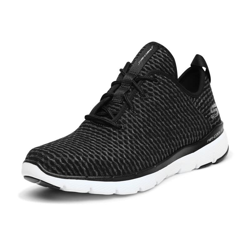 Skechers斯凯奇女鞋新款时尚绑带运动鞋透气布休闲鞋66666145图片
