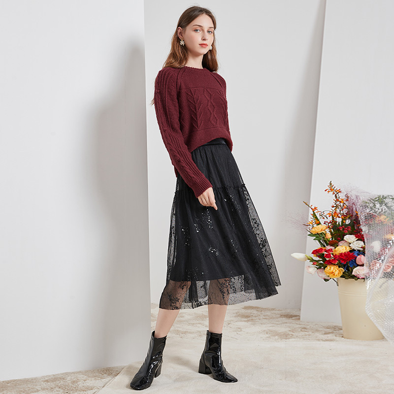 服装鞋帽>女装>女士针织/毛衣>三彩(3colour)>三彩(3colour)女士针织