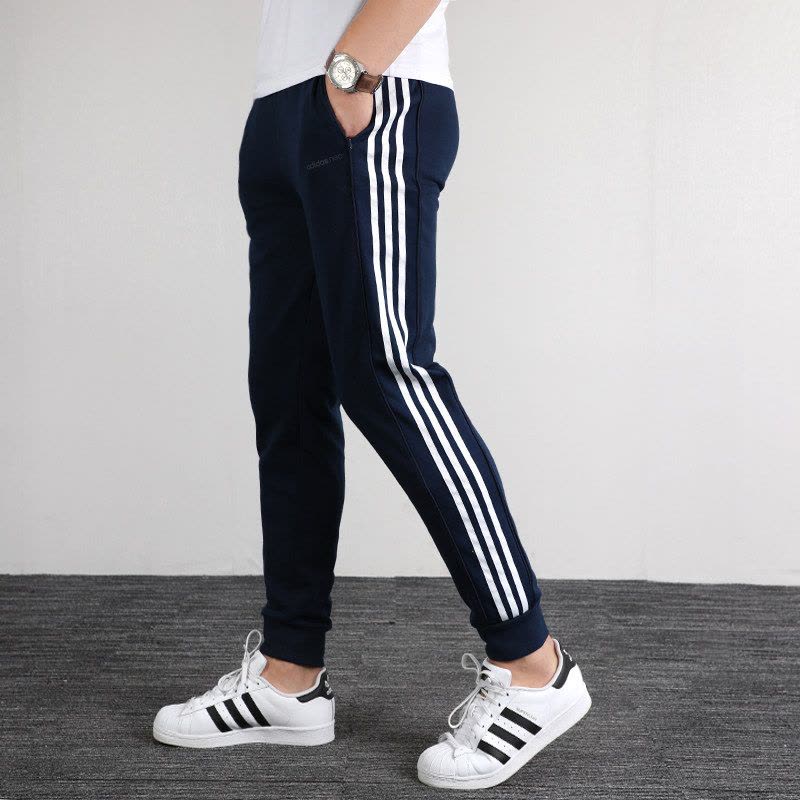 Adidas/阿迪达斯运动裤男卫裤秋季束腿舒适休闲长裤EI4491图片