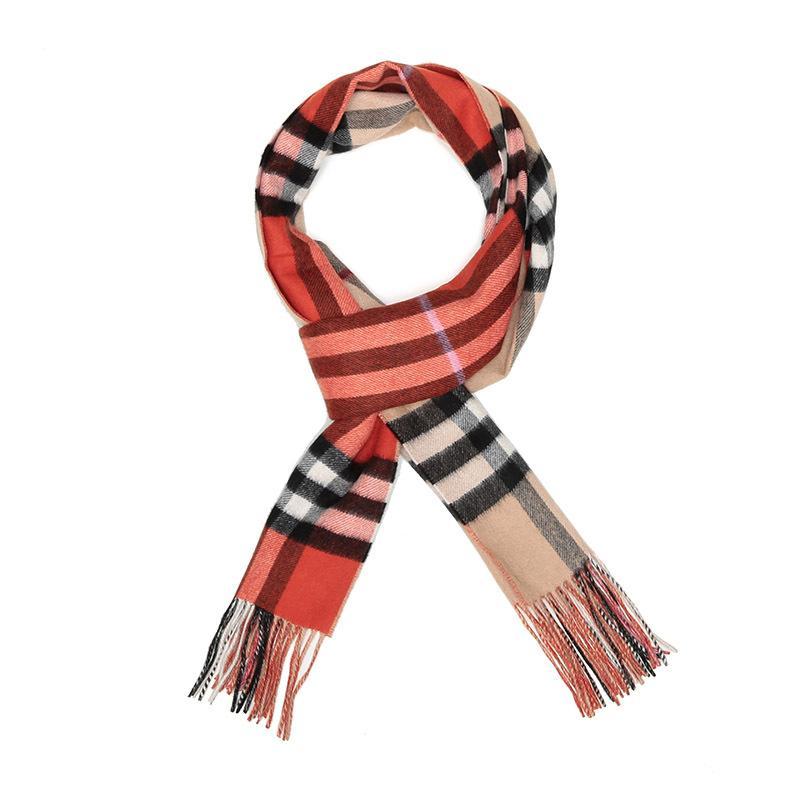 BURBERRY 博柏利 男女通用款羊绒长款双面两用围巾 80045501