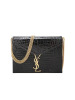 预售 圣罗兰 YSL CASSANDRA 信封包迷你 字母LOGO鳄鱼压纹 女士单肩包 532750金链