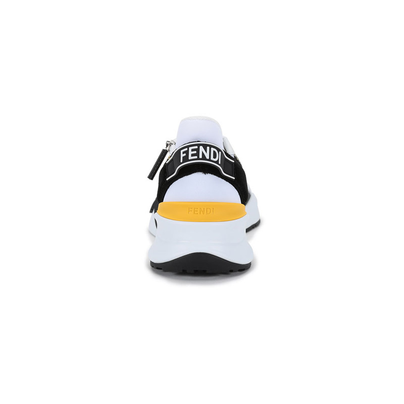 FENDI 女士织物等多种面料网面系带休闲运动鞋8E8035 AF69