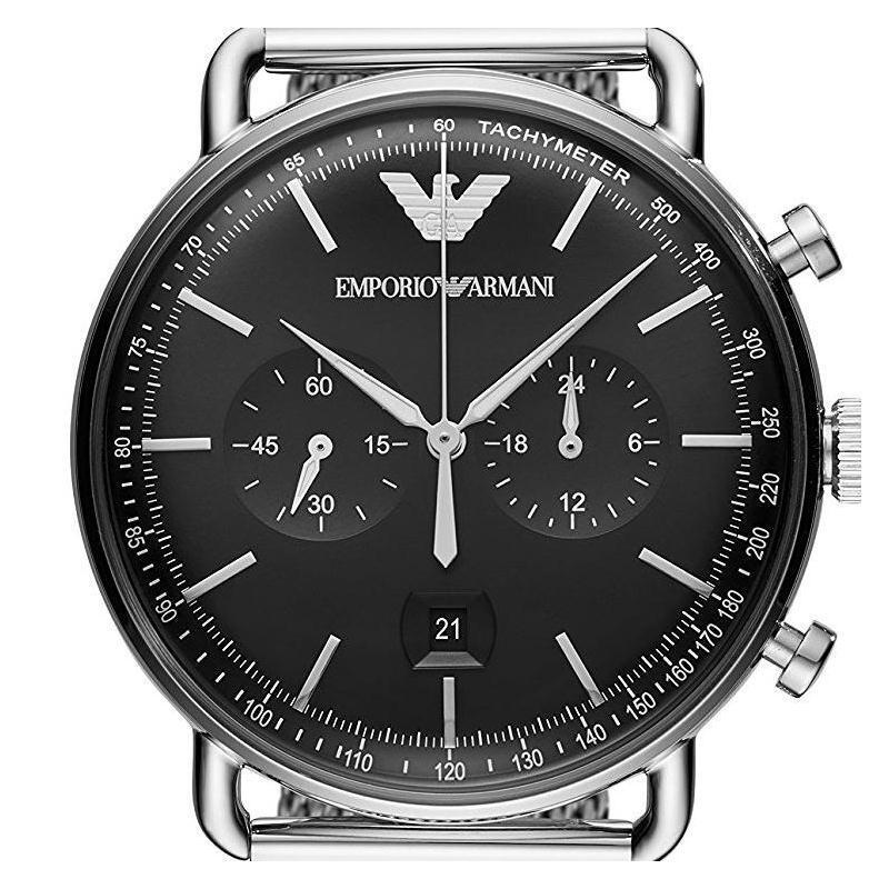 阿玛尼emporioarmani手表欧美品牌商务时尚钢带休闲男士石英表