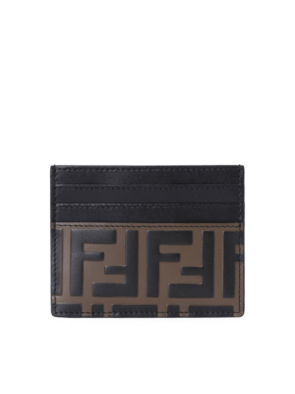 Fendi FF压花 男女款卡片夹 8M0269