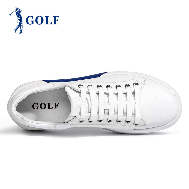 GOLF男鞋2019夏季透气鞋子男休闲鞋百搭白色板鞋男韩版潮男小白鞋